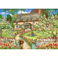 Holdson - Cottage Cuties, Tulip Cottage Large Piece Puzzle 500pc